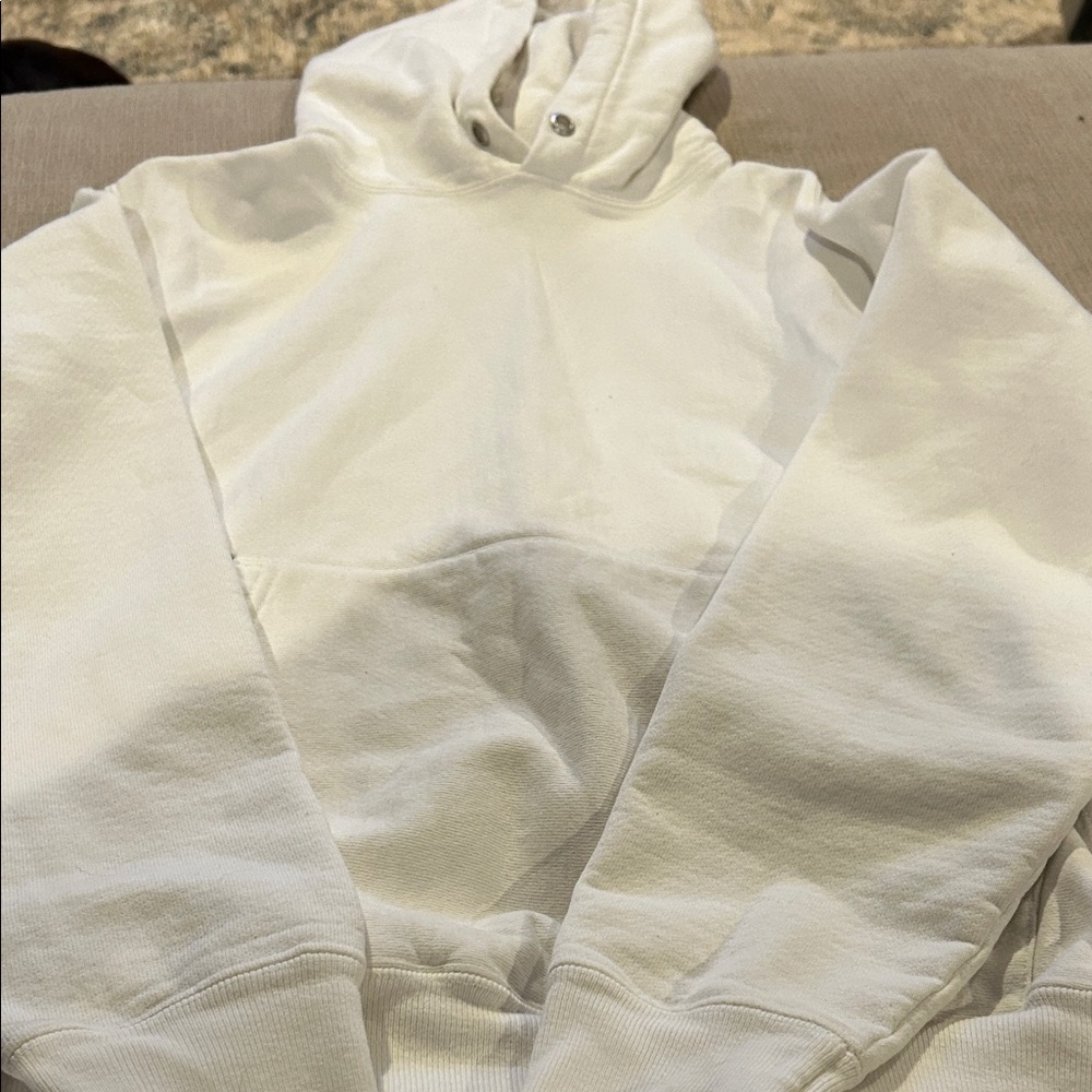 Champion White Hoodie